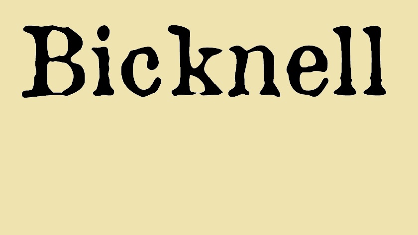 Origins of the Bicknell name